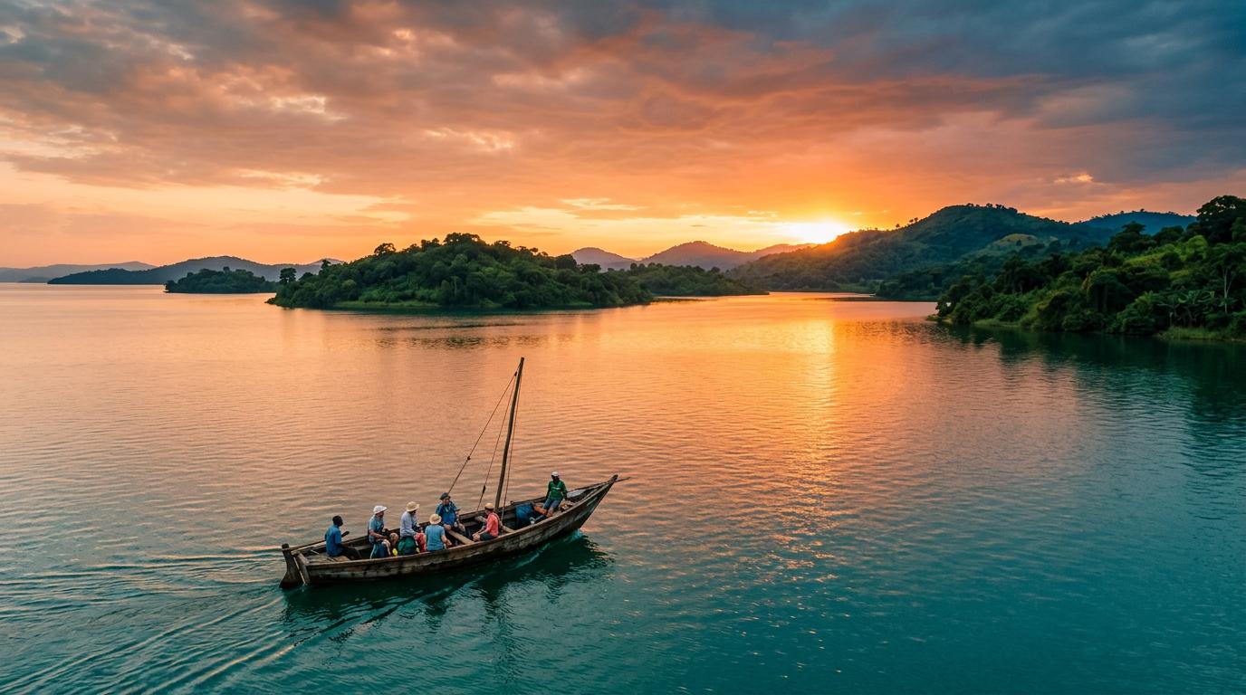 Lake Victoria at golden hour